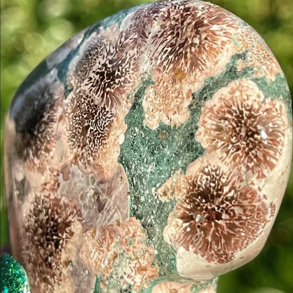 Green Flower Jasper Crystals - Picture 4 of 6